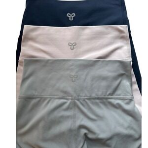 Aritzia Tna Biker Shorts Bundle M 3 Pack Blush Pink Navy Sage Green Butter Soft